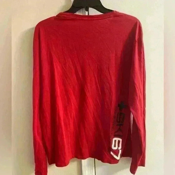 Polo Ralph Lauren suisse slalom racing red long sleeve crewneck Large - Picture 6 of 8